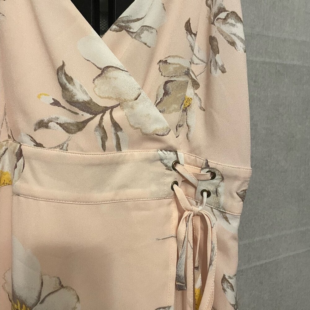 J.O.A. Celadine Blush Pink Floral High Low Dress - Picture 3 of 9
